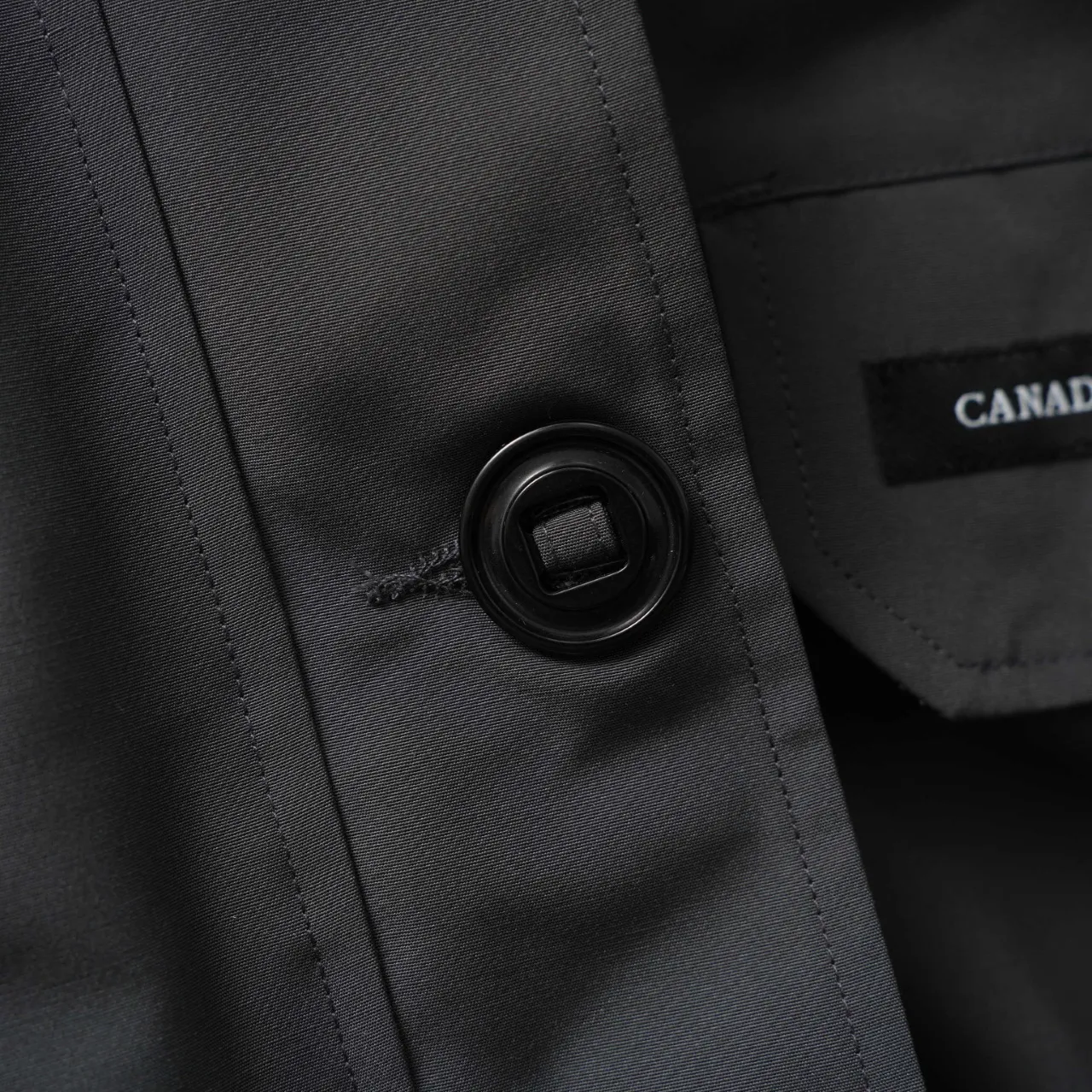 P720 CANADA GOOSE丨Canada Goose 02 hooded fur collar down jacket Color: Graphite Gray Size: XS-XL